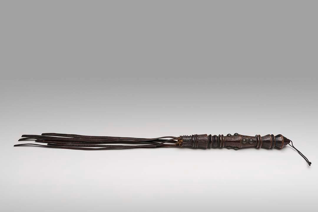 Flywhisk with Carved Handle