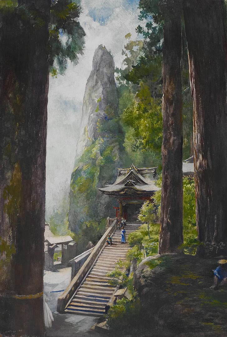 Entrance to the Temple at Haruna