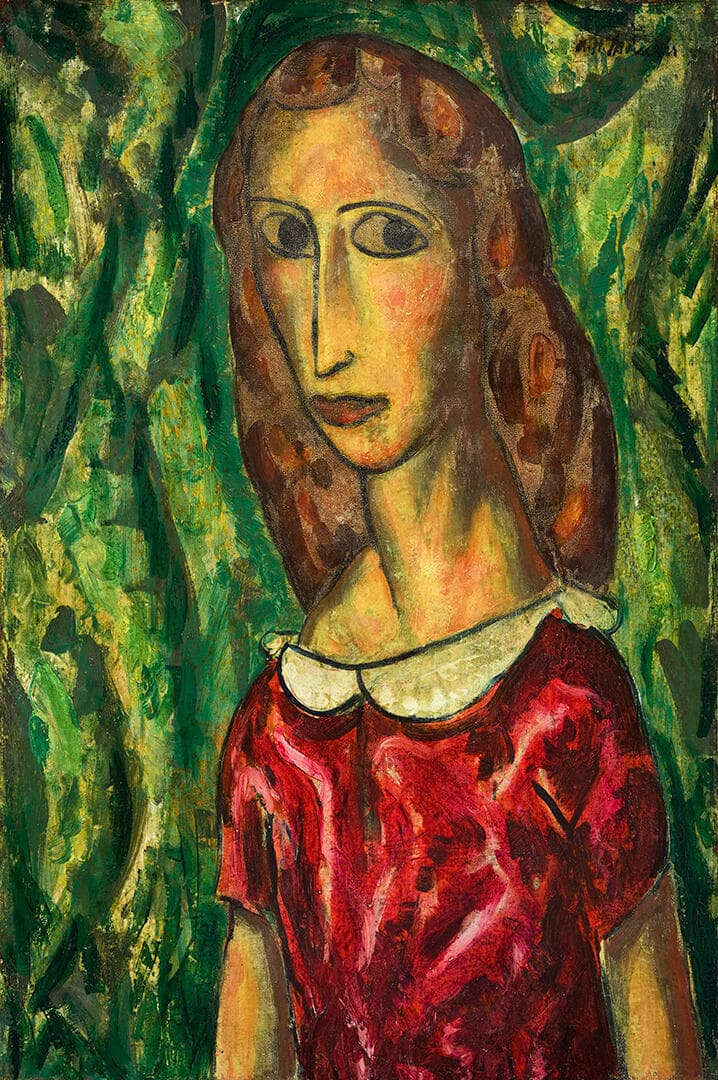 Girl in Red Dress