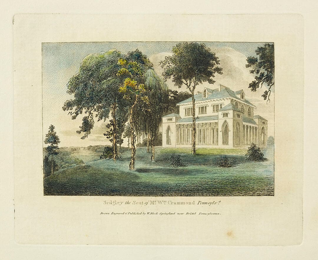 Sedgley, the Seat of Mr. William Crammond, Pennsylvania