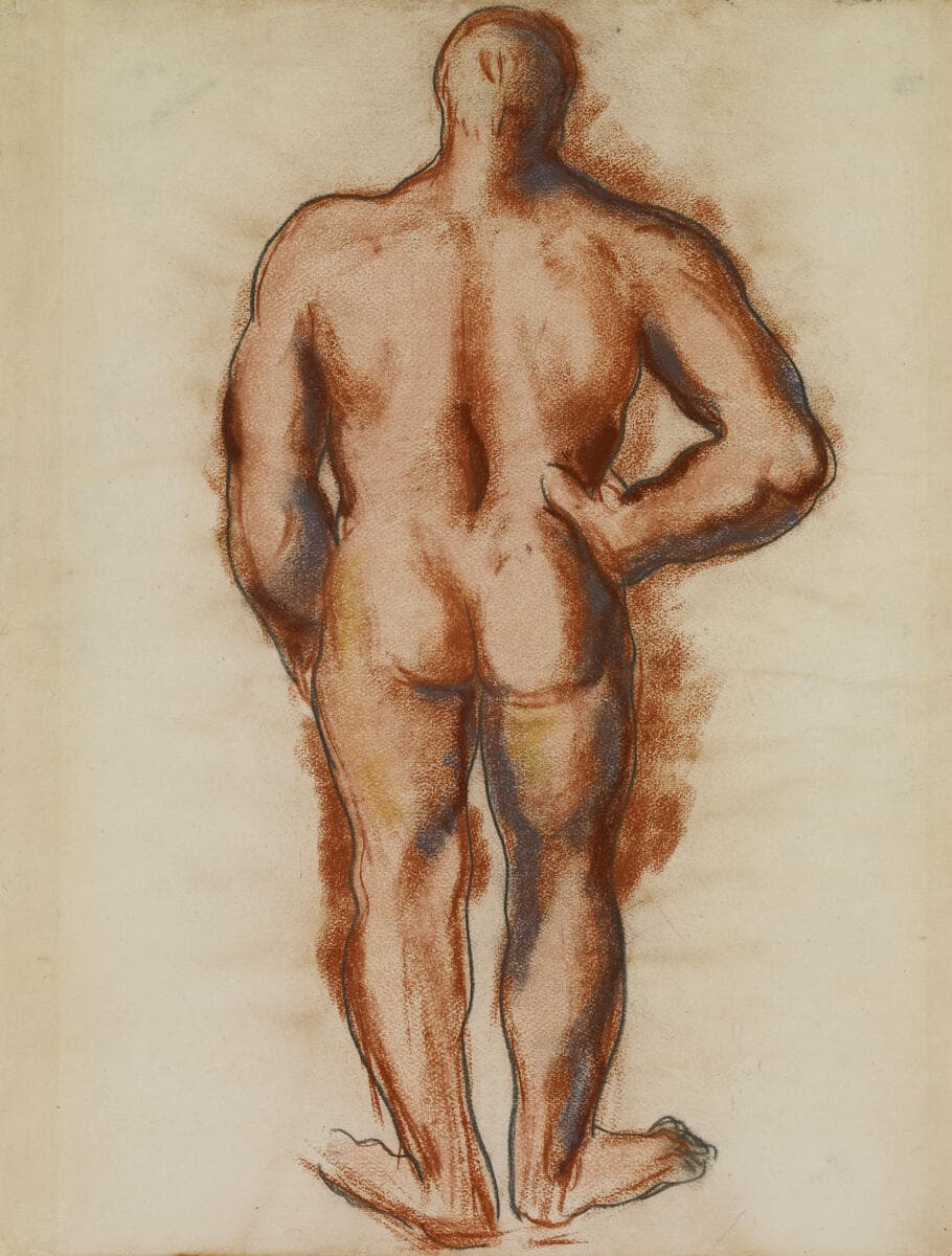 Standing Nude Figure (Back View)