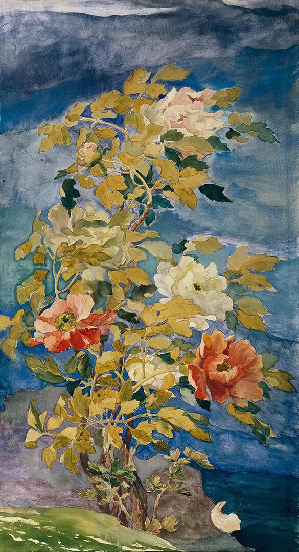 Peonies in a Breeze