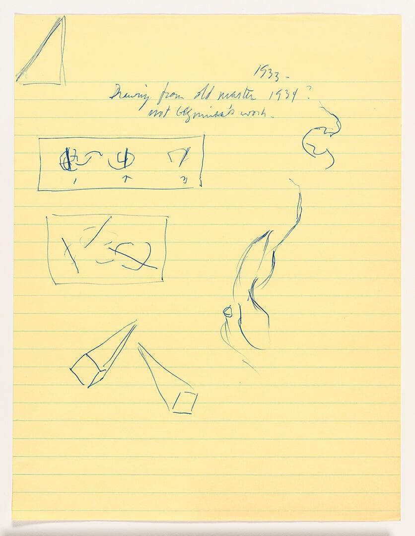Untitled [Demonstration, Drawing Technique]