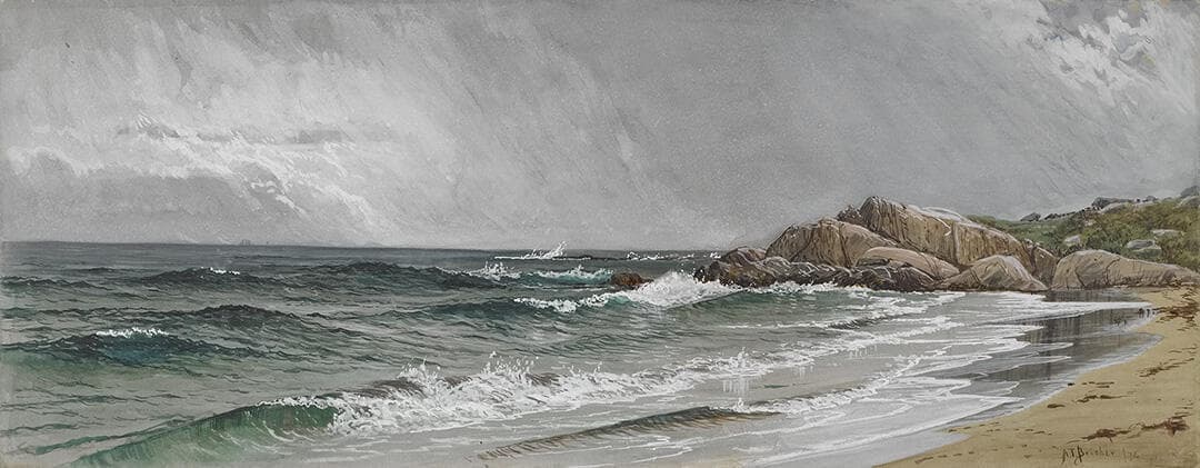 Study from Nature: A Showery Day on the Coast