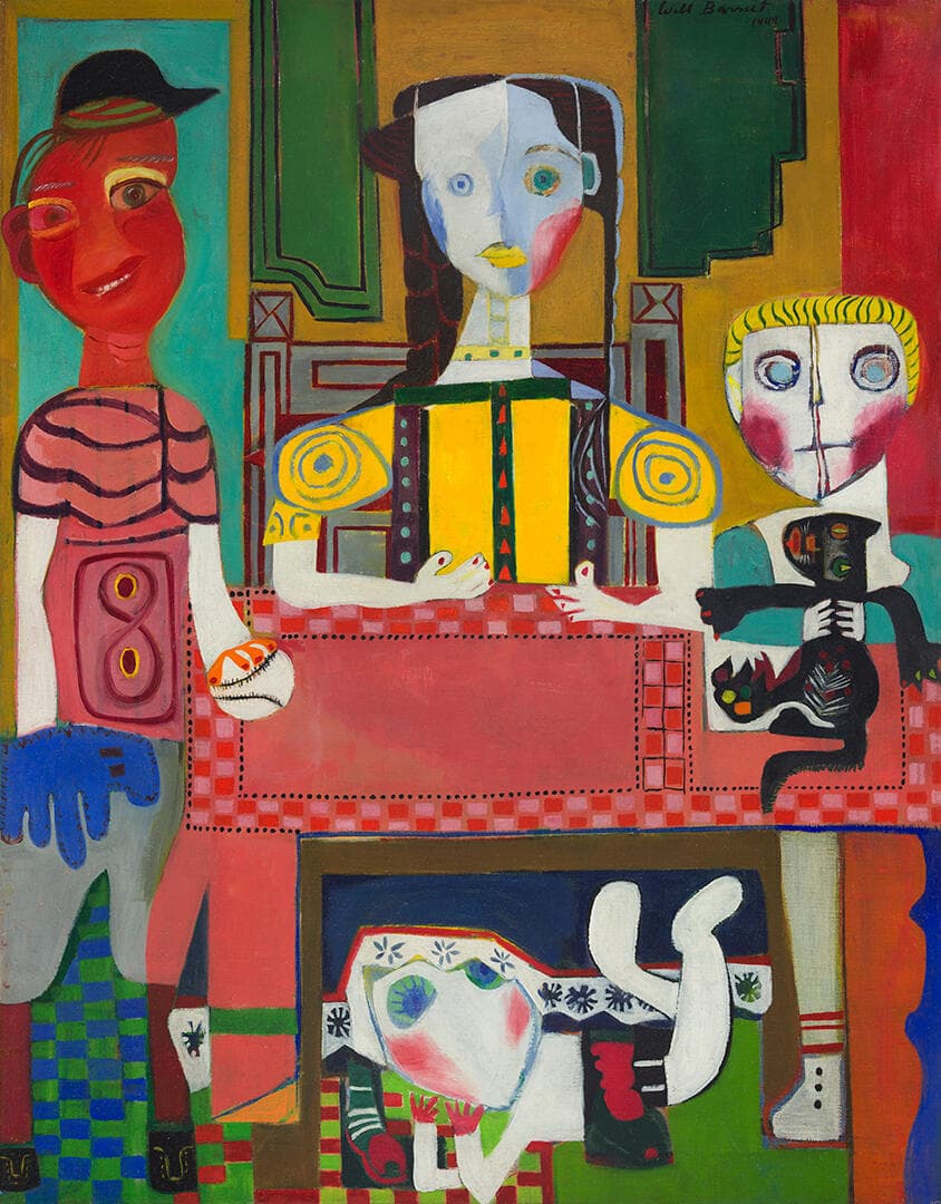 Family and Pink Table (Mary and Sons)