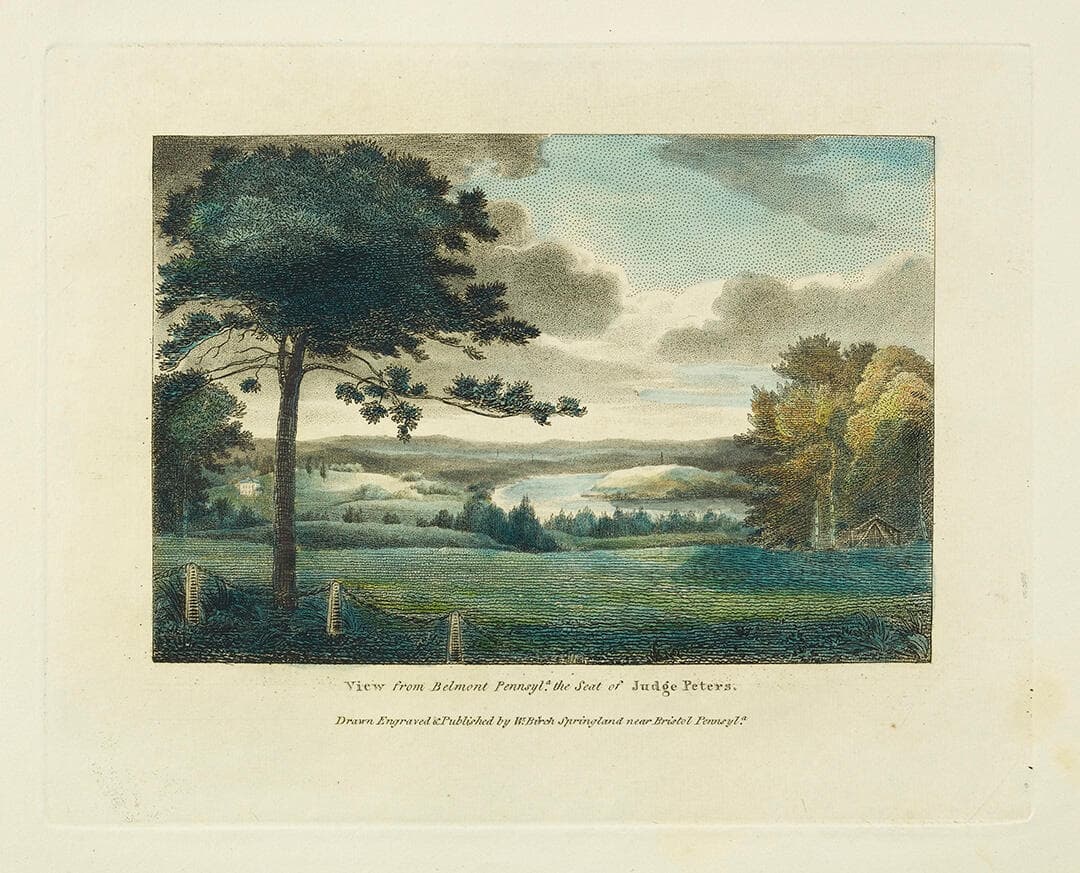 View from Belmont, Pennsylvania, the Seat of Judge Peters