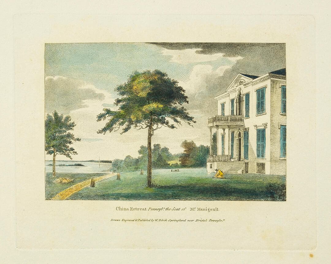 China Retreat, Pennsylvania, the Seat of Mr. Manigault