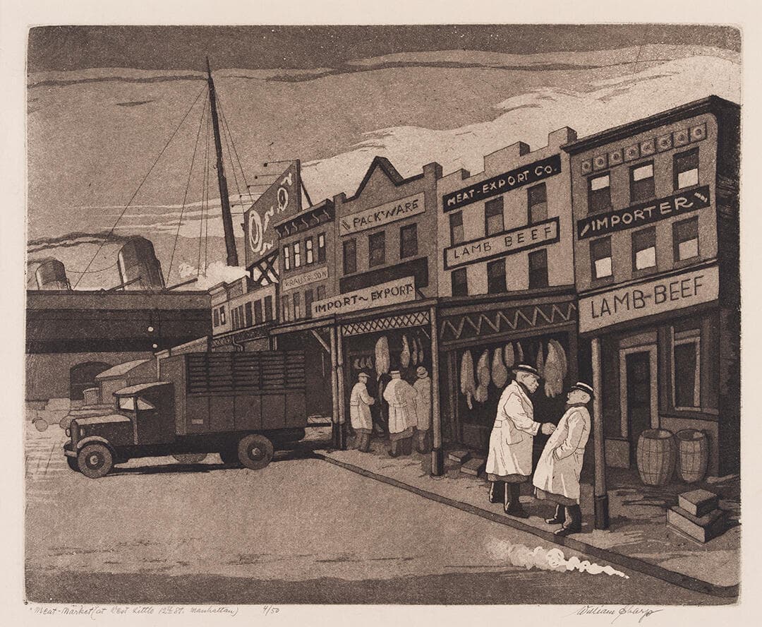 Meat Market at West Little 12th Street Manhattan