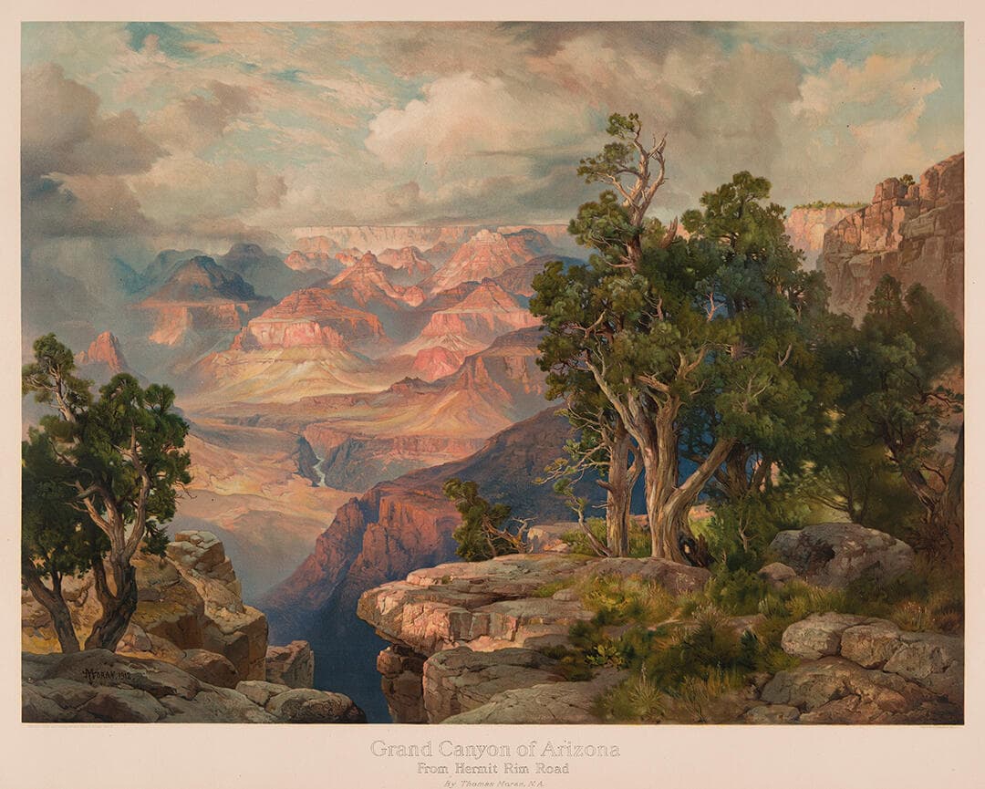Grand Canyon of Arizona, from Hermit Rim Road