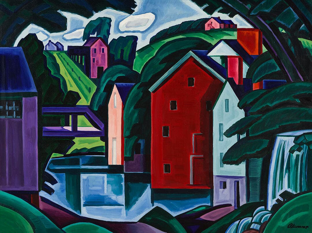 Motive of Space and Form—A New Jersey Village (Montville)