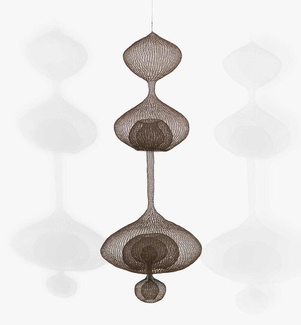 Untitled (S.028, Hanging Four-Lobed Continuous Form within a Form)