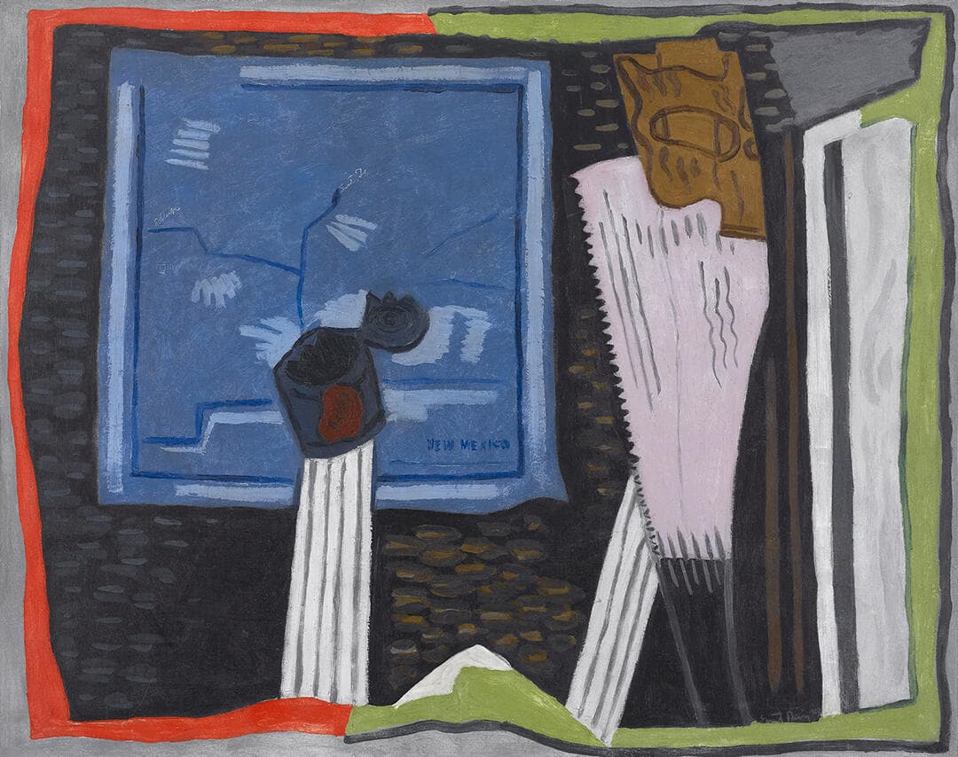 Still Life with Map, New Mexico