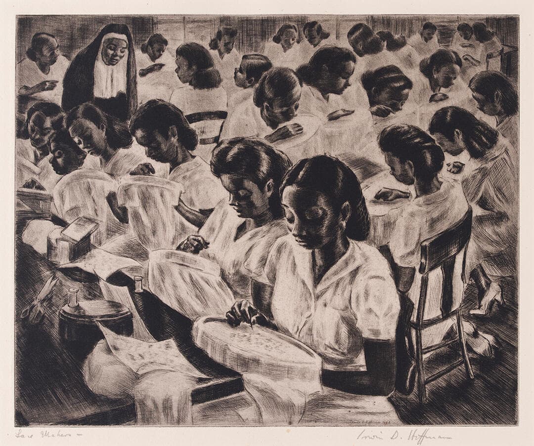 Lace Makers, Puerto Rico