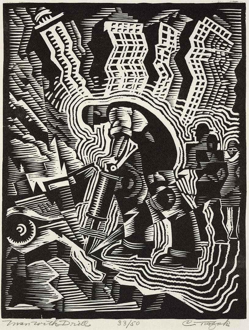 Man with Drill