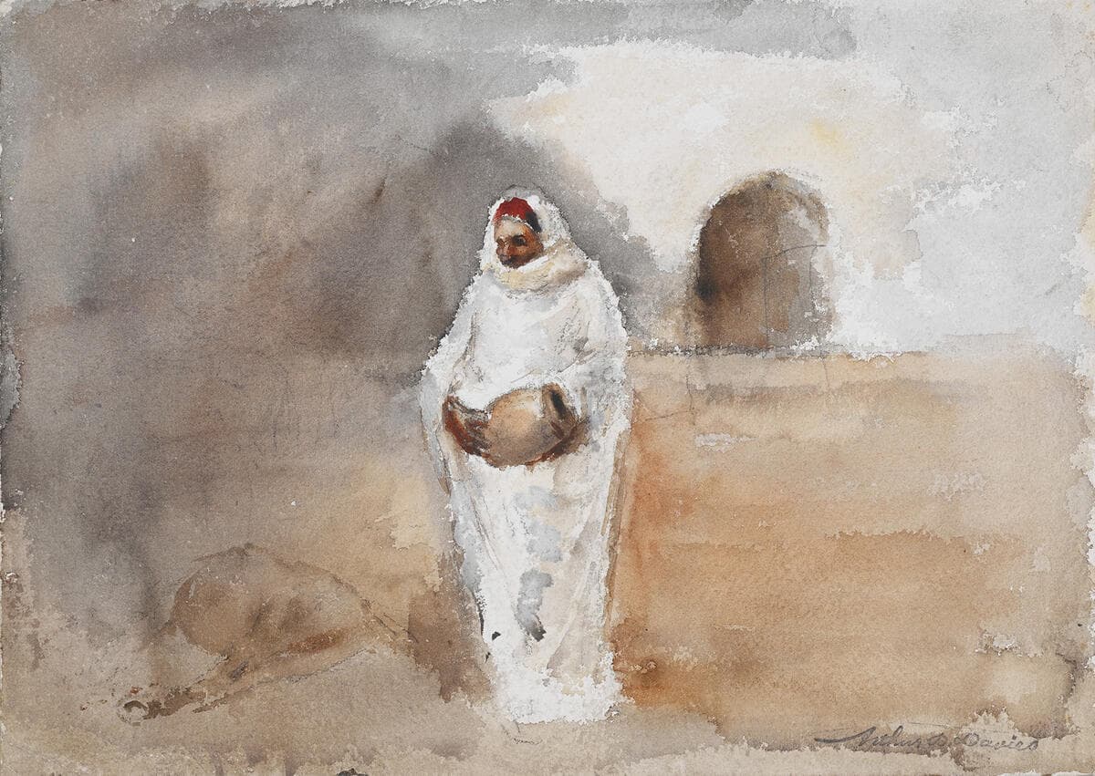 Figure in White