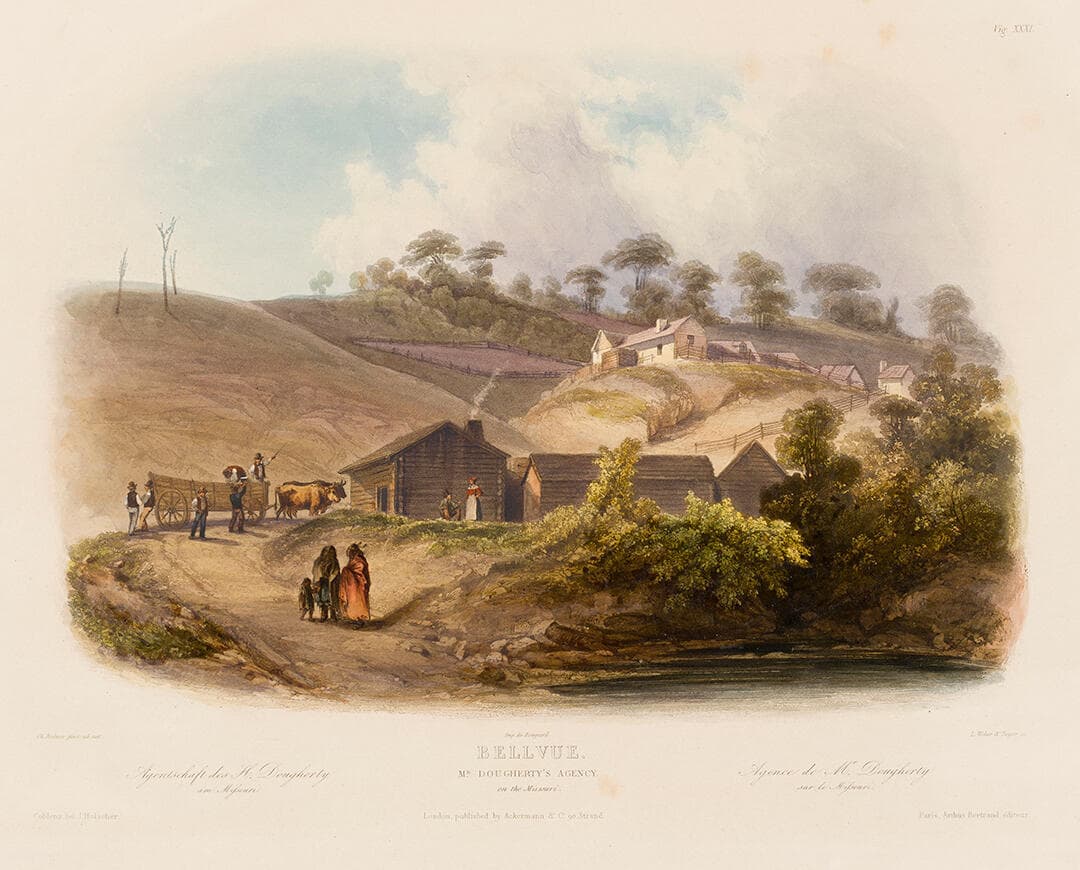 Bellvue, Mr. Dougherty's Agency on the Missouri