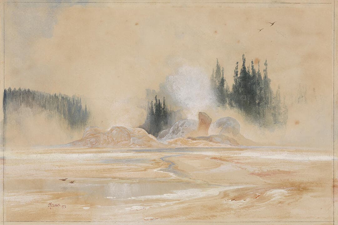 The Great Hot Springs, Gardiner's River