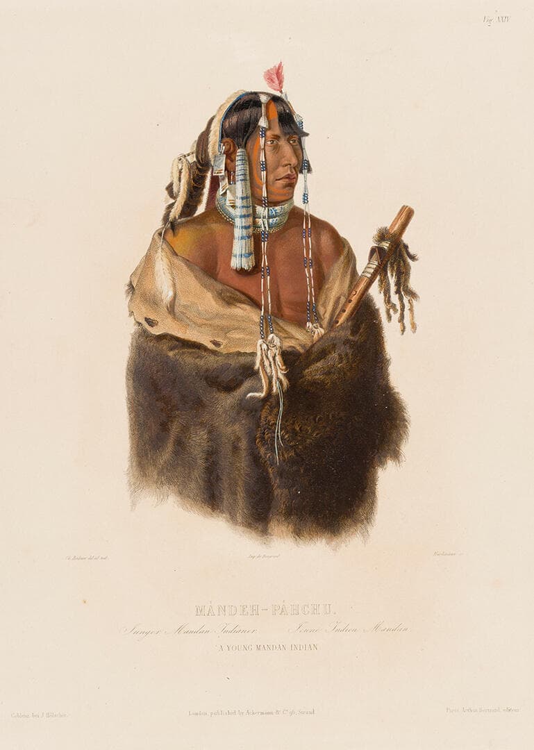 Mándeh-Páchu, a Young Mandan Indian