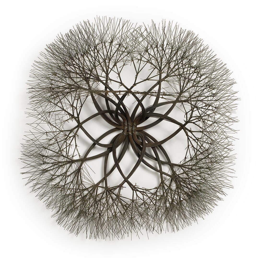 Untitled (S.557, Wall-Mounted Tied-Wire, Closed-Center Twelve-Petaled Form Based on Nature)