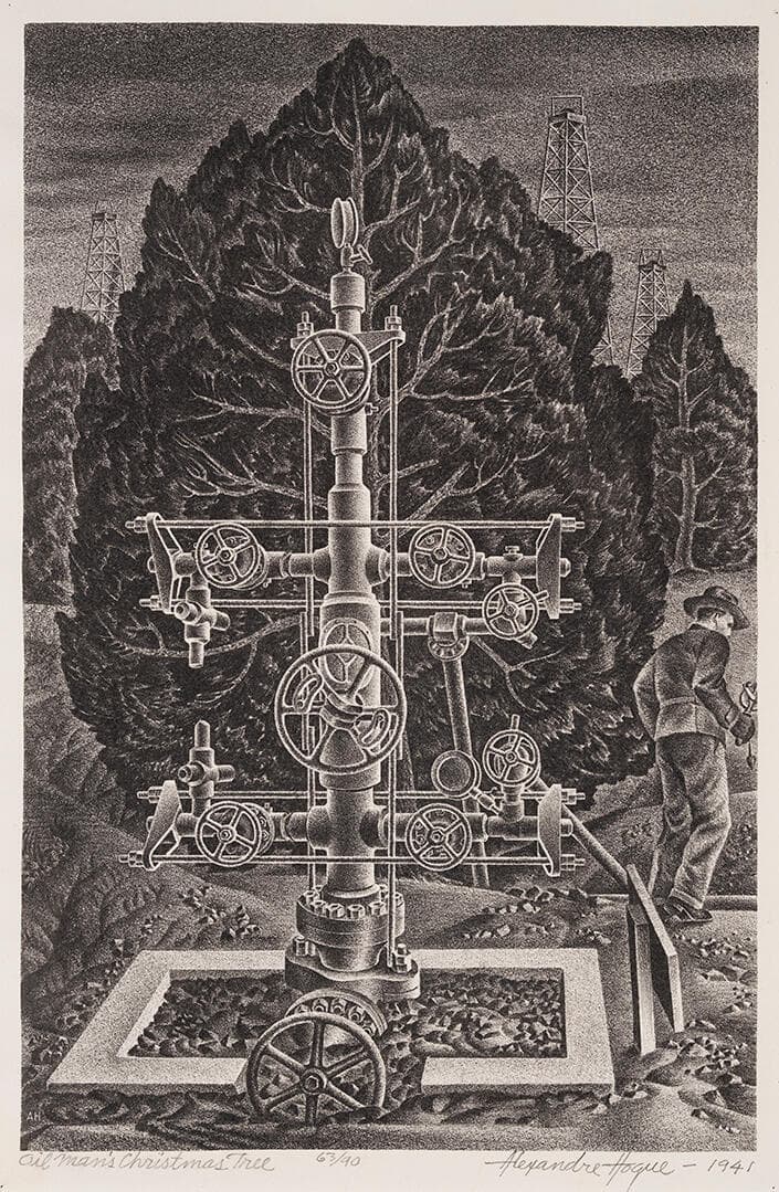 Oil Man’s Christmas Tree