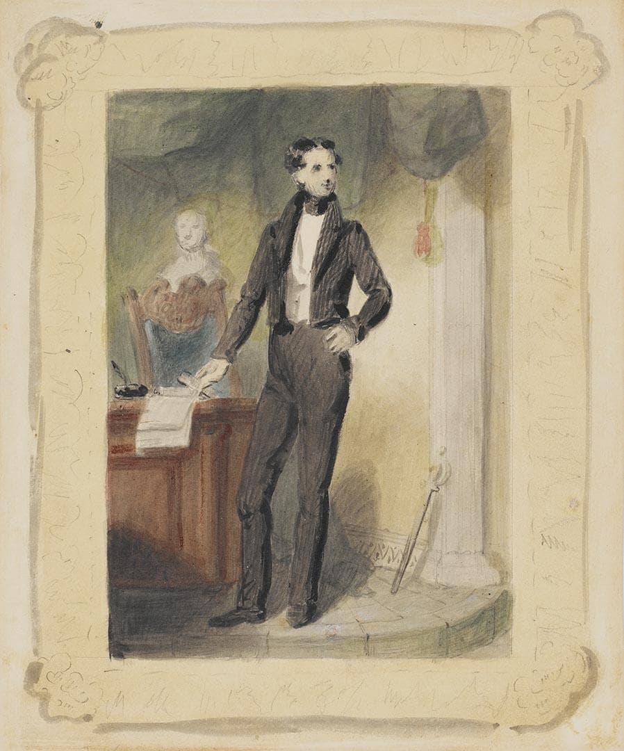 Full Length Portrait of a Man